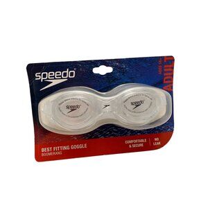Speedo Adult Boomerang Best Fitting Goggle Anti-Fog UV Protection Comfortable &